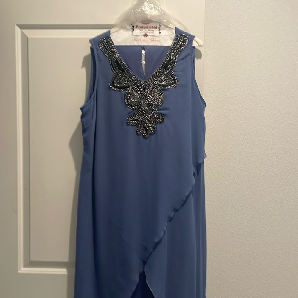 Formal Beautiful dusk blue dress only wore once